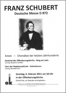 Plakat Chor 2011