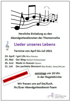 Plakat Abend-Gottesdienst