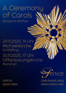 Plakat Konzert mit dem Chor Fenice