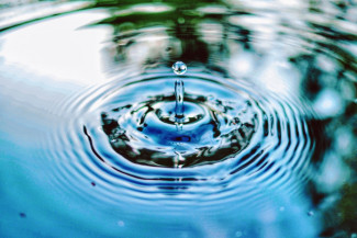 Kreise im Wasser