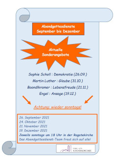 Plakat Abend-Gottesdienst 2021
