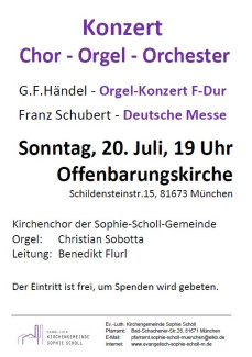 Chorkonzert Juli 2025